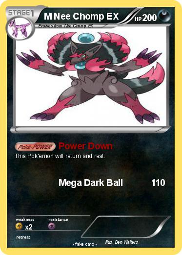 Pokemon M Nee Chomp EX