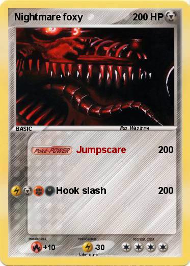Pokemon Nightmare foxy