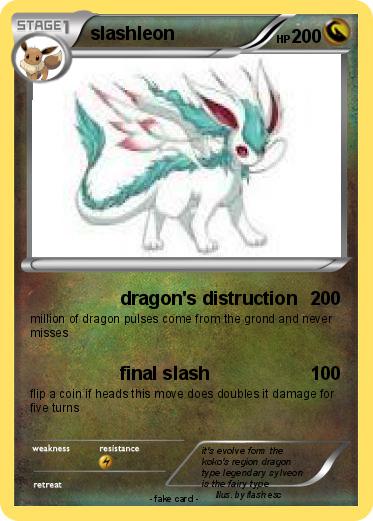 Pokemon slashleon