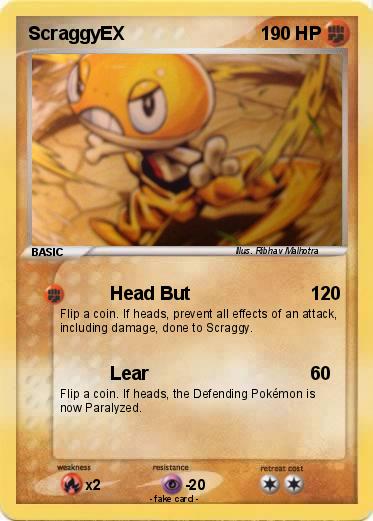 Pokemon ScraggyEX