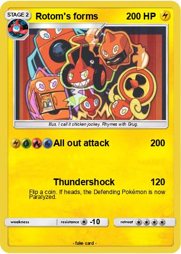 Pokemon Rotom's forms