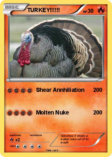 Pokemon TURKEY!!!!!!