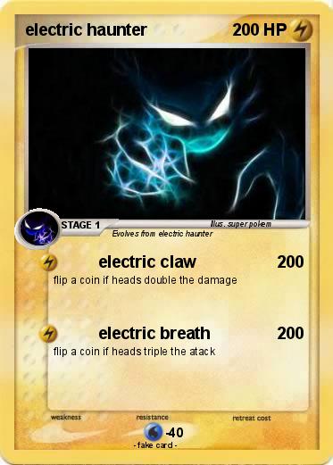 Pokemon electric haunter