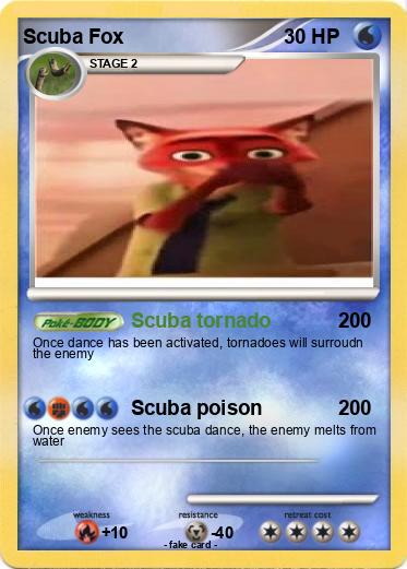 Pokemon Scuba Fox