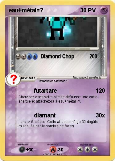 Pokemon eau+métal=?