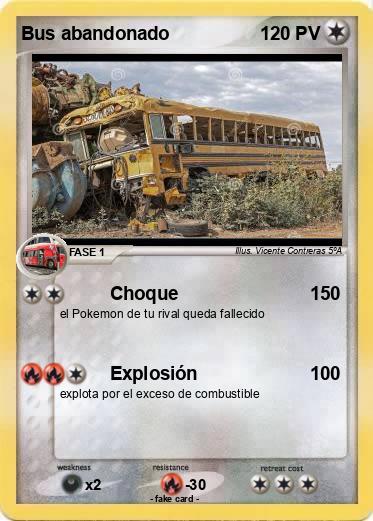 Pokemon Bus abandonado