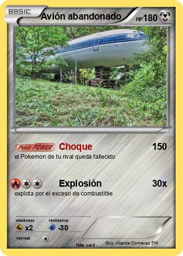Pokemon Avión abandonado