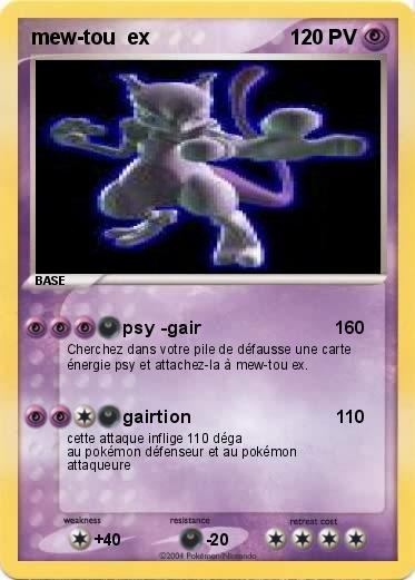 Pokemon mew-tou  ex