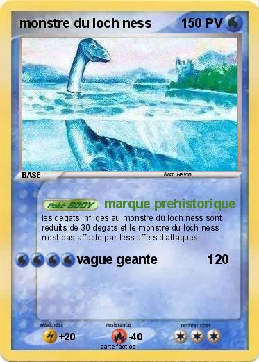 Pokemon monstre du loch ness