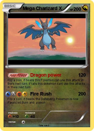 Pokemon Mega Charizard X