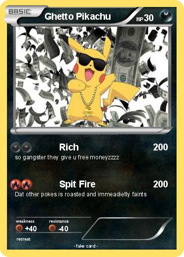 Pokemon Ghetto Pikachu