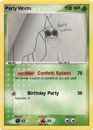 Pokemon Party Worm