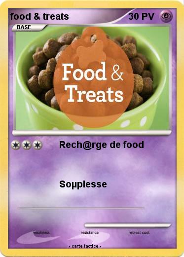 Pokemon food & treats