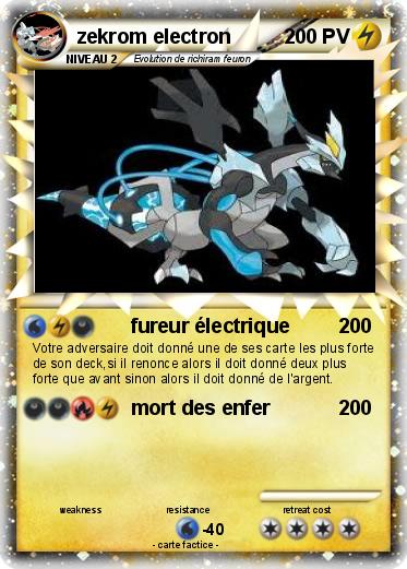 Pokemon zekrom electron