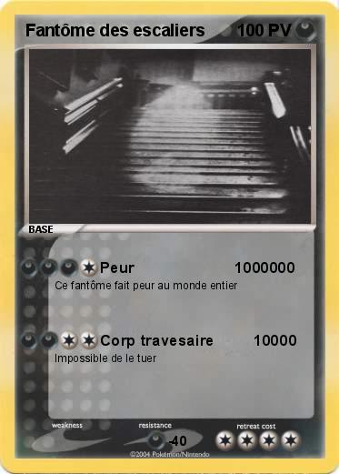 Pokemon Fantôme des escaliers          