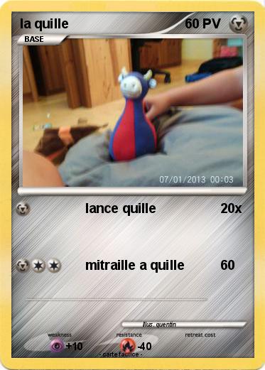 Pokemon la quille