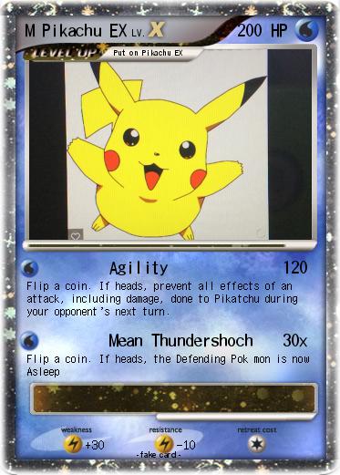 Pokemon M Pikachu EX