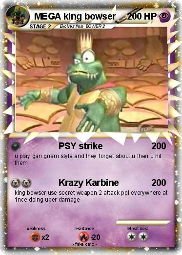 Pokemon MEGA king bowser