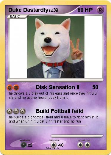 Pokemon Duke Dastardly