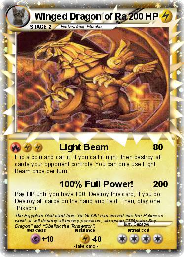 Pokemon Winged Dragon of Ra