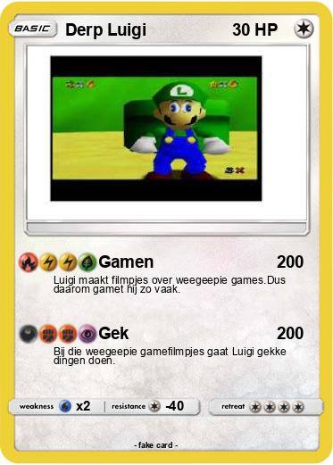 Pokemon Derp Luigi