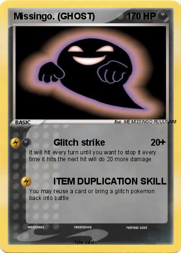 Pokemon Missingo. (GHOST)