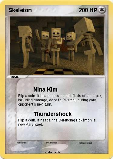 Pokemon Skeleton