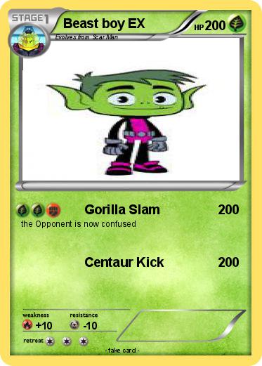 Pokemon Beast boy EX