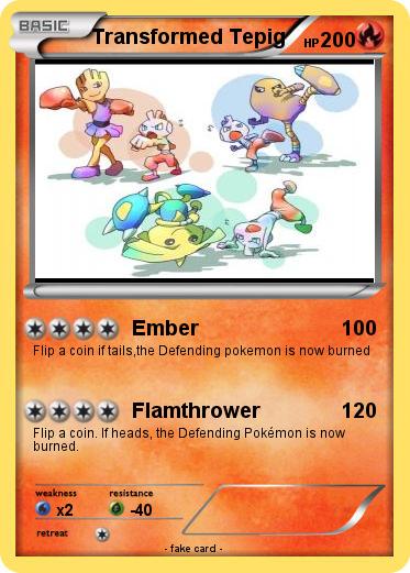 Pokemon Transformed Tepig