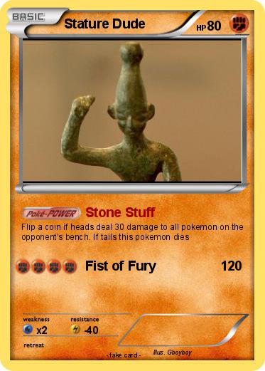 Pokemon Stature Dude