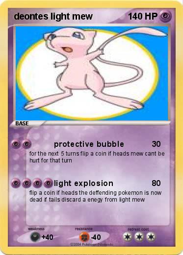Pokemon deontes light mew