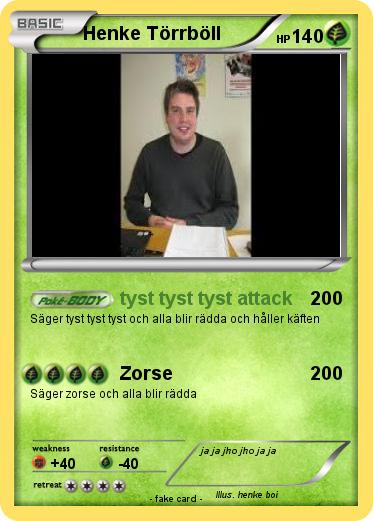 Pokemon Henke Törrböll