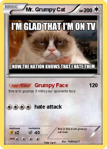 Pokemon Mr. Grumpy Cat