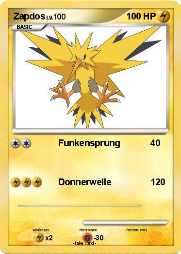 Pokemon Zapdos