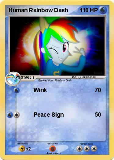Pokemon Human Rainbow Dash