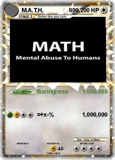 Pokemon M.A.T.H.                999,