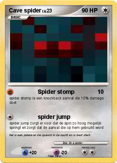 Pokemon Cave spider