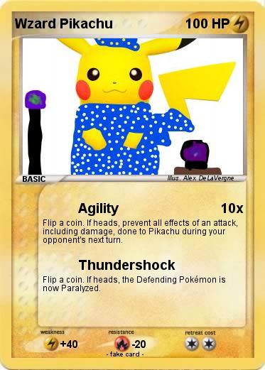 Pokemon Wzard Pikachu