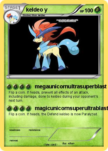 Pokemon keldeo y
