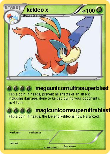 Pokemon keldeo x