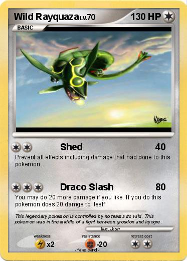 Pokemon Wild Rayquaza