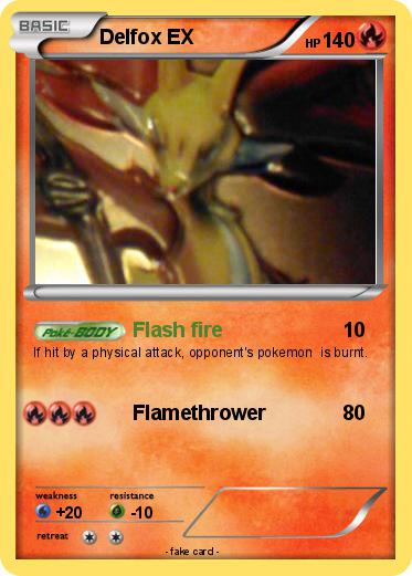 Pokemon Delfox EX