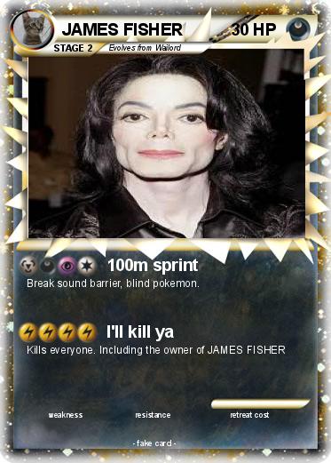Pokemon JAMES FISHER