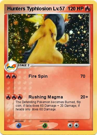 Pokemon Hunters Typhlosion Lv.57