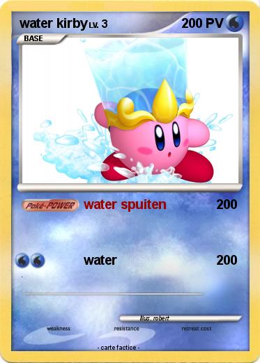 Pokemon water kirby