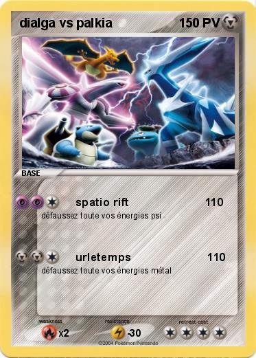 Pokemon dialga vs palkia