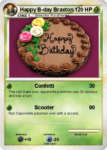 Pokemon Happy B-day Braxton