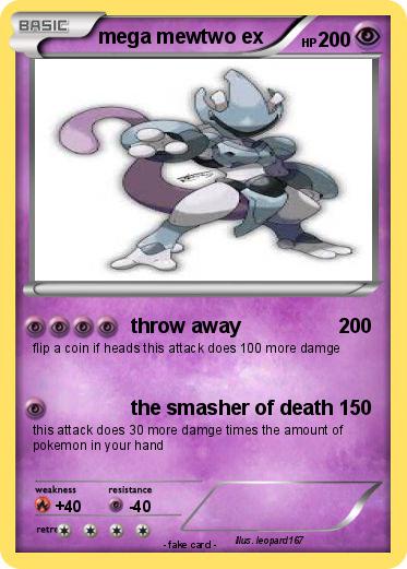 Pokemon mega mewtwo ex