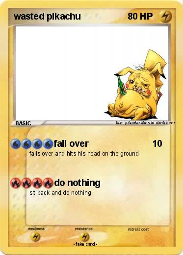 Pokemon wasted pikachu