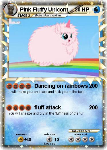 Pokemon Pink Fluffy Unicorn